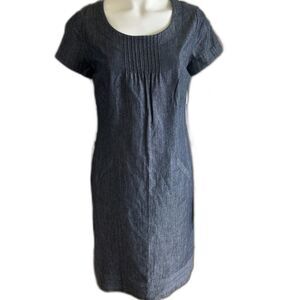 Boden Denim Short Sleeve Dress